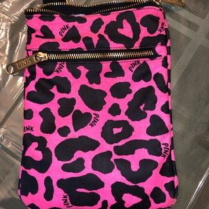 Pink Leopard Crossbody Bag